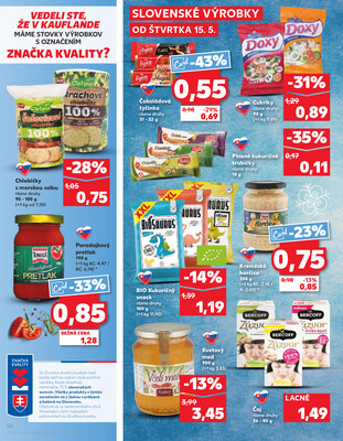 Kaufland 15.5. - 21.5. - Kaufland Nové Zámky