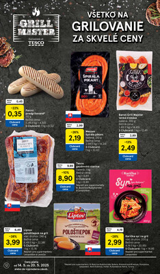 Tesco supermarkety od 14.5. do 20.5.2025