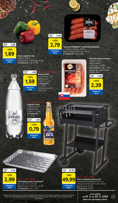 Tesco supermarkety od 14.5. do 20.5.2025