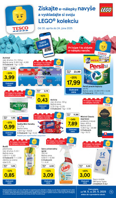 Tesco supermarkety od 14.5. do 20.5.2025