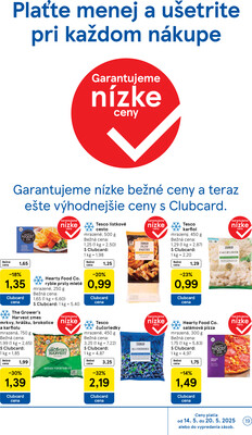 Tesco supermarkety od 14.5. do 20.5.2025