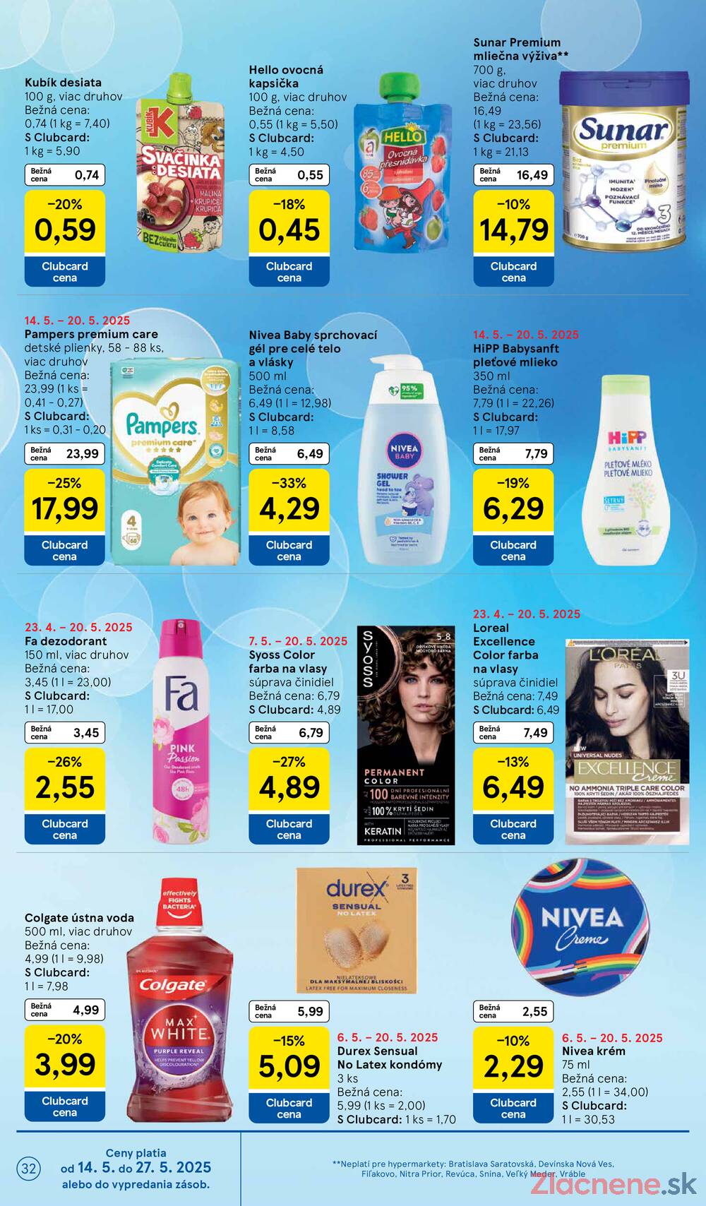 Leták Tesco - Tesco malé hypermarkety od 14.5. do 20.5.2025 - strana 32 Leták Tesco - Tesco malé hypermarkety od 14.5. do 20.5.2025 - strana 32