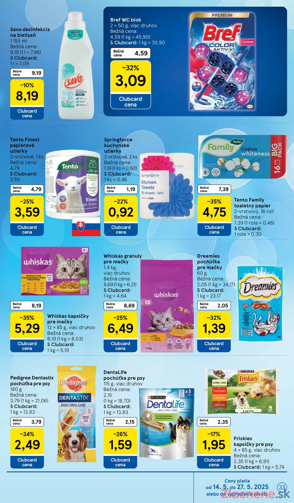 Leták Tesco - Tesco malé hypermarkety od 14.5. do 20.5.2025 - strana 33 Leták Tesco - Tesco malé hypermarkety od 14.5. do 20.5.2025 - strana 33