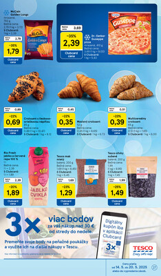 Tesco malé hypermarkety od 14.5. do 20.5.2025