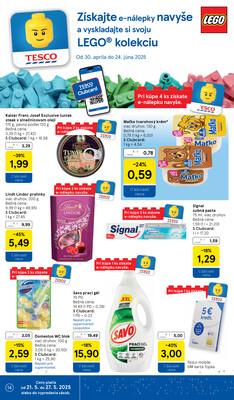 Tesco supermarkety od 21.5. do 27.5.2025