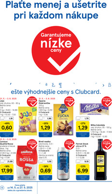 Tesco supermarkety od 21.5. do 27.5.2025