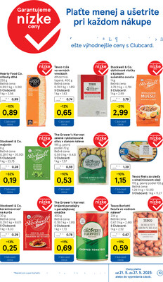 Tesco supermarkety od 21.5. do 27.5.2025