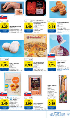 Tesco supermarkety od 21.5. do 27.5.2025