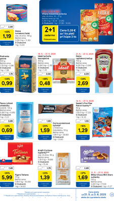 Tesco supermarkety od 21.5. do 27.5.2025