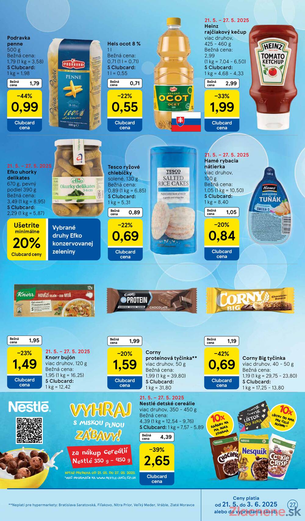 Leták Tesco - Tesco malé hypermarkety od 21.5. do 27.5.2025 - strana 27 Leták Tesco - Tesco malé hypermarkety od 21.5. do 27.5.2025 - strana 27