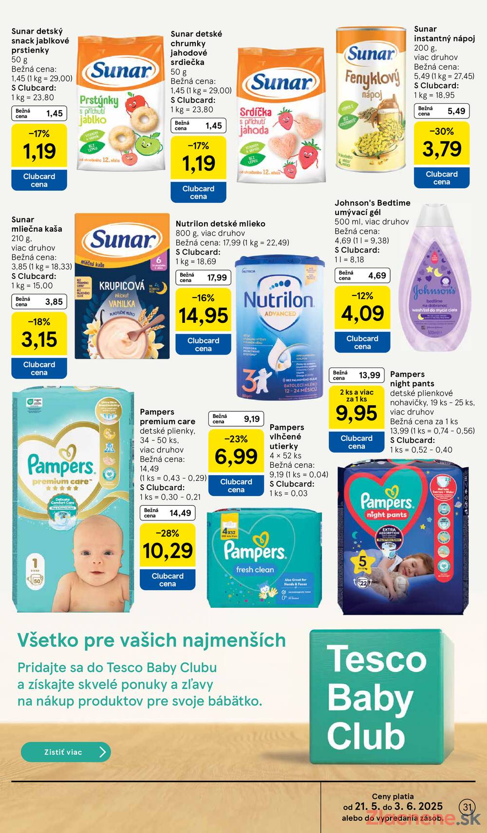 Leták Tesco - Tesco malé hypermarkety od 21.5. do 27.5.2025 - strana 31 Leták Tesco - Tesco malé hypermarkety od 21.5. do 27.5.2025 - strana 31