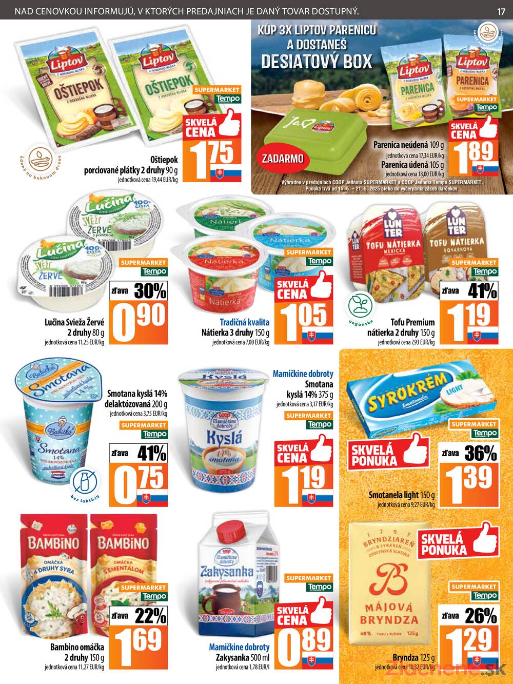 Leták COOP Jednota Slovensko - COOP do 21.5. - strana 17