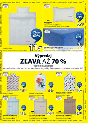Leták Jysk
		  platný do 1.7.2025 - strana 21