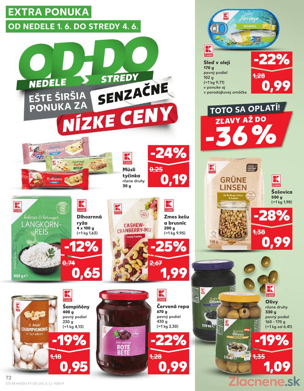Leták Kaufland - Kaufland 29.5. - 4.6. - Kaufland Spišská Nová Ves - strana 72