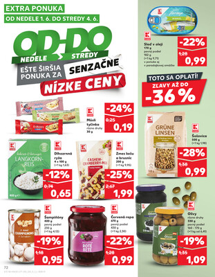 Kaufland 29.5. - 4.6. - Kaufland (A. H. Škultétyho, Veľký Krtíš)