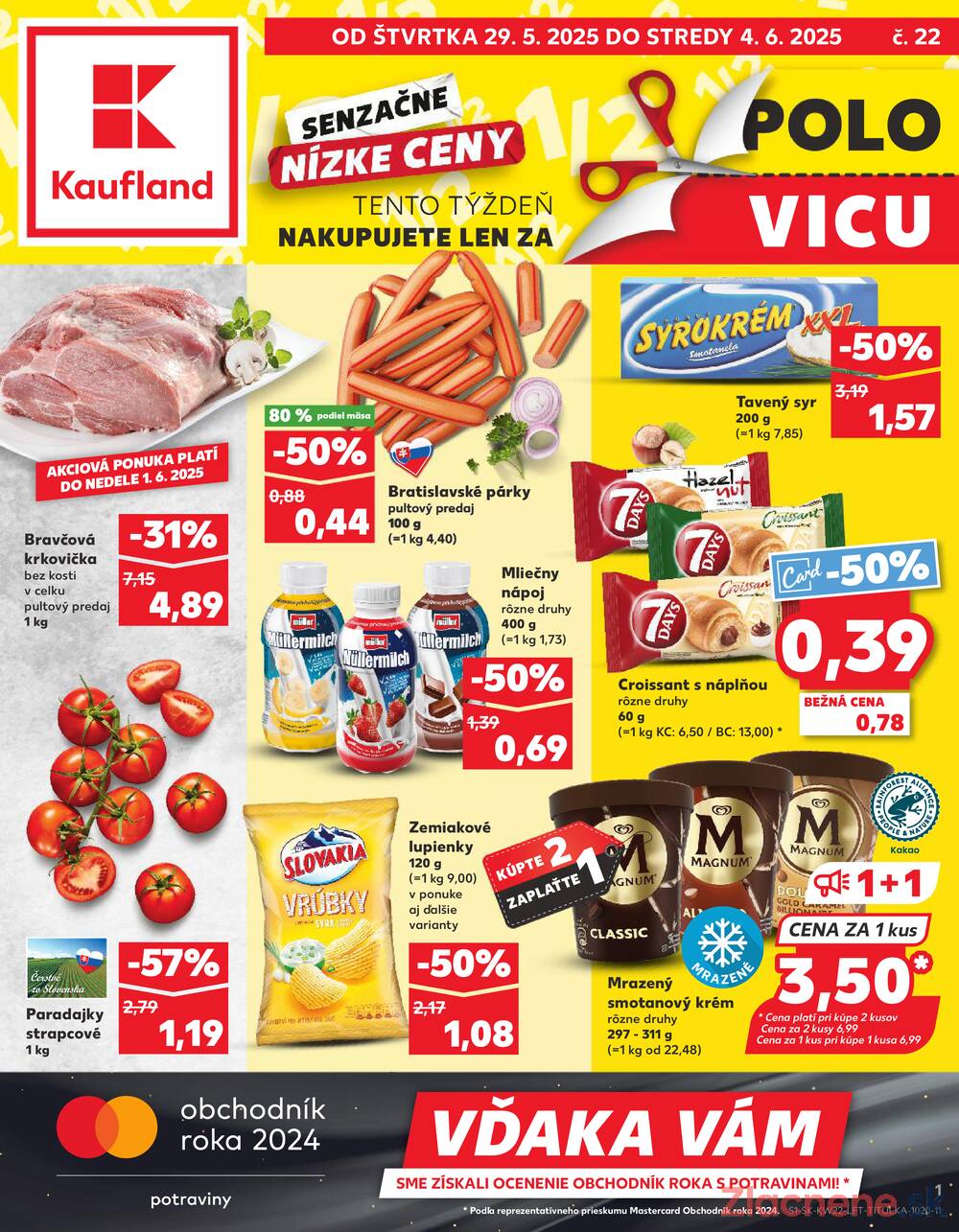 Leták Kaufland - Kaufland 29.5. - 4.6. - Kaufland Michalovce (Humenská cesta) - strana 1
