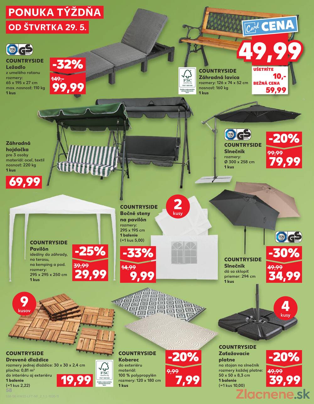Leták Kaufland - Kaufland 29.5. - 4.6. - Kaufland Dunajská Streda - strana 58