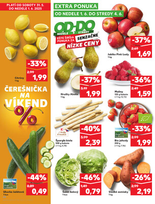 Kaufland 29.5. - 4.6. - Kaufland Dunajská Streda