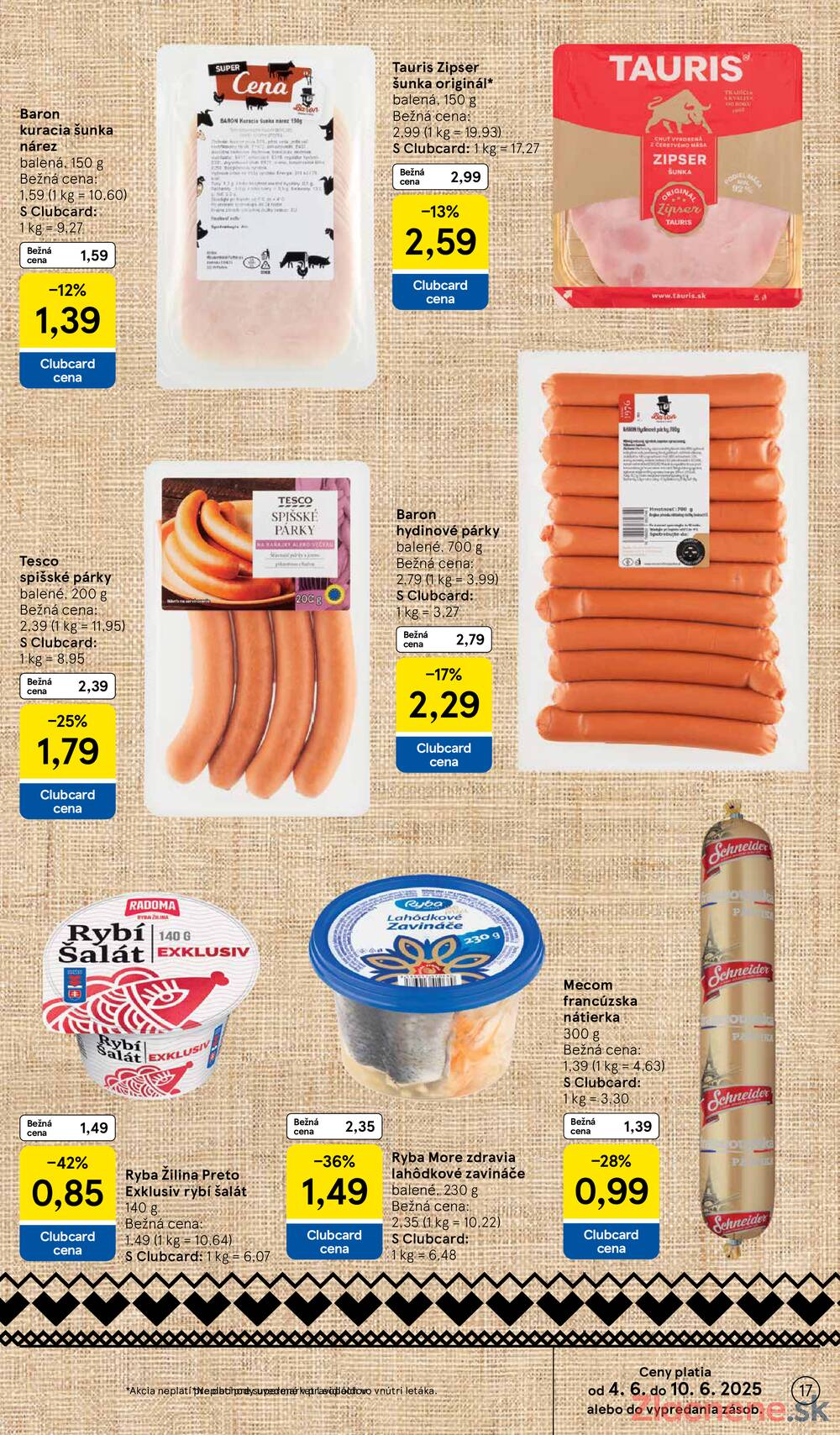 Leták Tesco - Tesco supermarkety od 4.6. do 10.6.2025 - strana 17 Leták Tesco - Tesco supermarkety od 4.6. do 10.6.2025 - strana 17