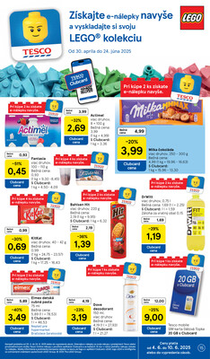 Tesco malé hypermarkety od 4.6. do 10.6.2025