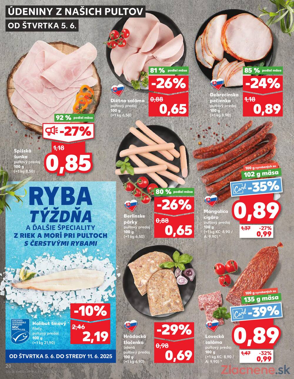 Leták Kaufland - Kaufland 5.6. - 11.6. - Kaufland Bratislava Danubia – Panónska cesta - strana 20