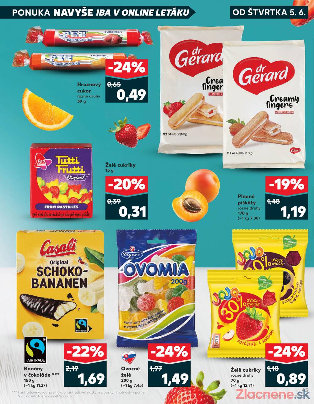 Leták Kaufland - Kaufland 5.6. - 11.6. - Kaufland Bratislava Danubia – Panónska cesta - strana 45