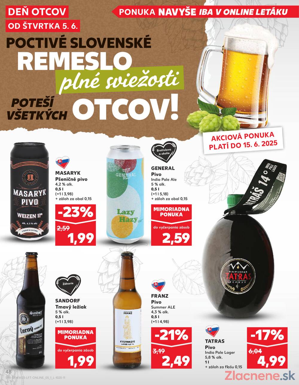 Leták Kaufland - Kaufland 5.6. - 11.6. - Kaufland Bratislava Danubia – Panónska cesta - strana 48