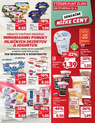 Kaufland 12.6. - 18.6. - Kaufland Tvrdošín