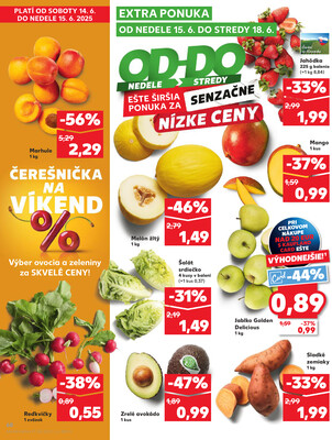 Kaufland 12.6. - 18.6. - Kaufland Spišská Nová Ves
