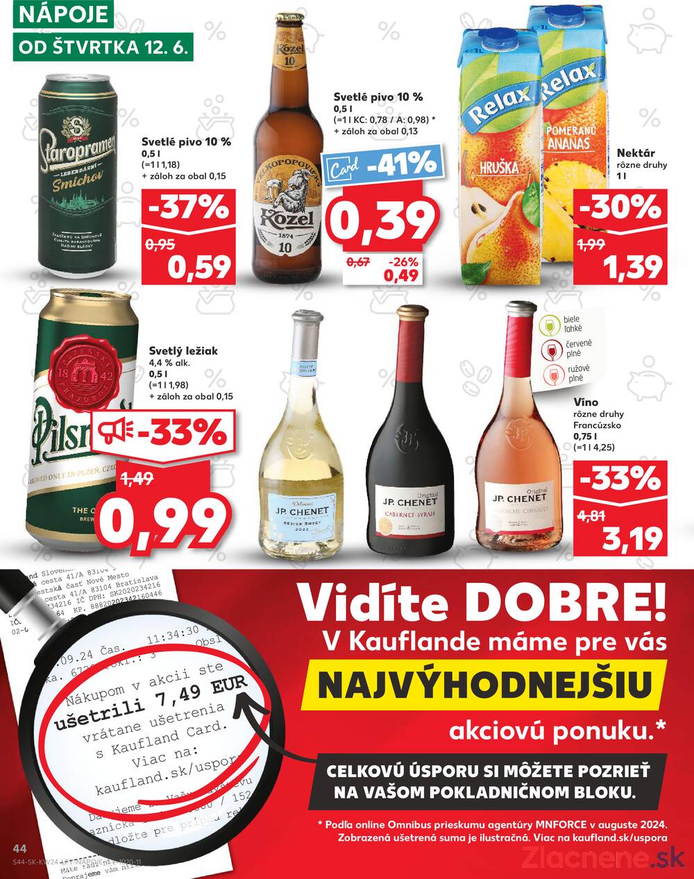 Leták Kaufland - Kaufland 12.6. - 18.6. - Kaufland Vranov nad Topľou - strana 44