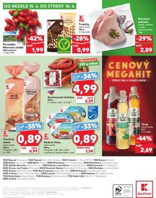 Kaufland 12.6. - 18.6. - Kaufland Trebišov