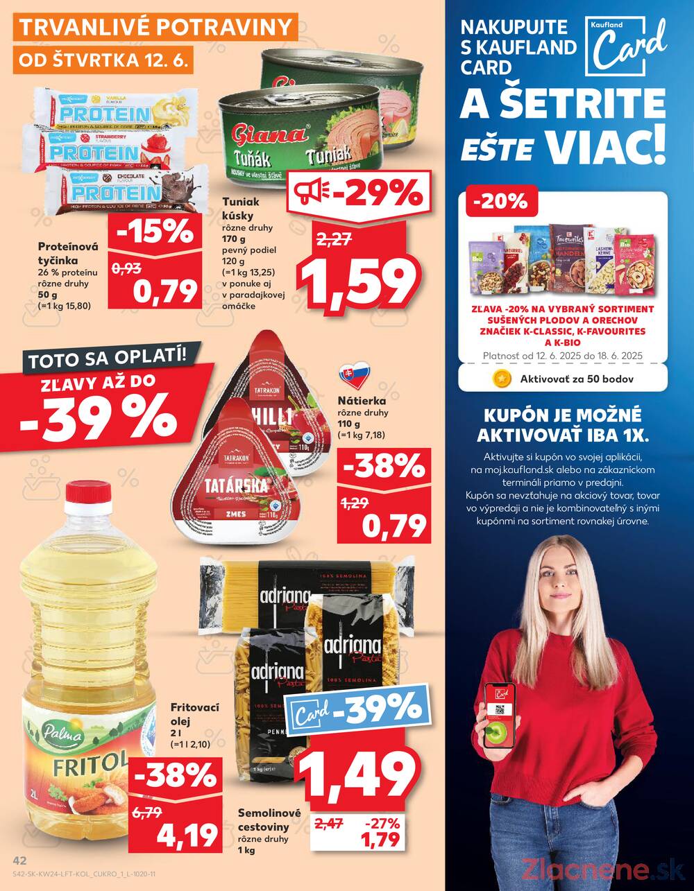 Leták Kaufland - Kaufland 12.6. - 18.6. - Kaufland Rožňava - strana 42
