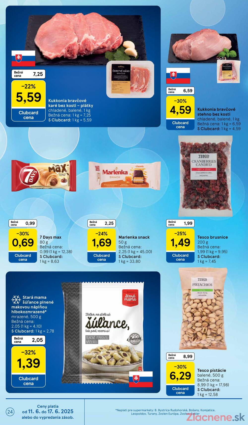 Leták Tesco - Tesco supermarkety od 11.6. do 17.6.2025 - strana 24 Leták Tesco - Tesco supermarkety od 11.6. do 17.6.2025 - strana 24