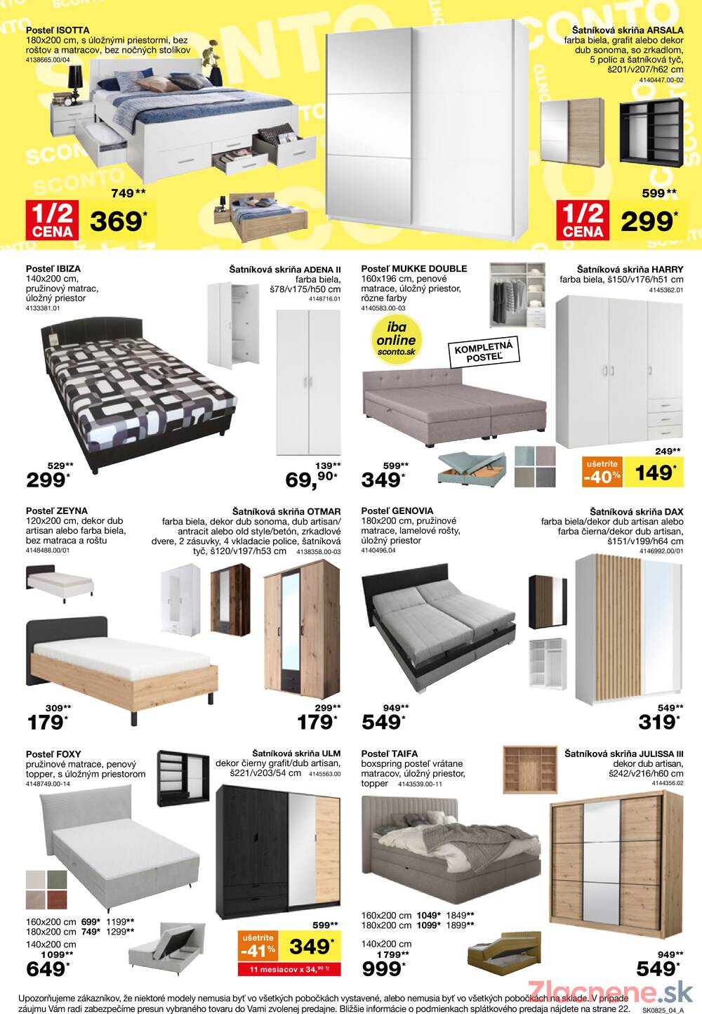 Leták SCONTO nábytok - Sconto nábytok od 18.6. do 15.7.2025 - strana 4
