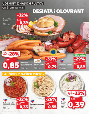 Kaufland 19.6. - 25.6. - Kaufland Bratislava - Bory