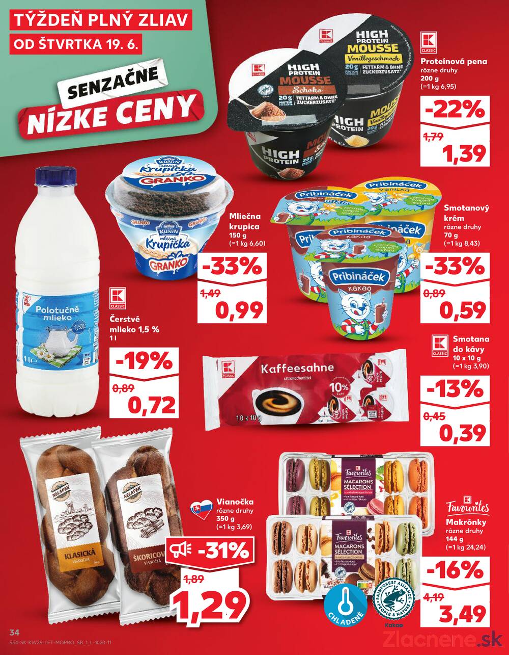 Leták Kaufland - Kaufland 19.6. - 25.6. - Kaufland Bratislava - Rača - strana 34