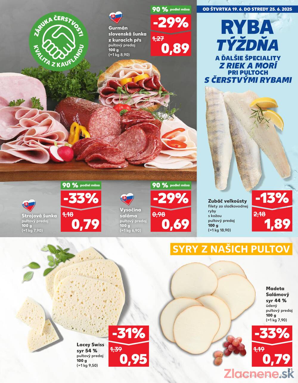 Leták Kaufland - Kaufland 19.6. - 25.6. - Kaufland  Bratislava - Zahorska Bystrica - strana 21