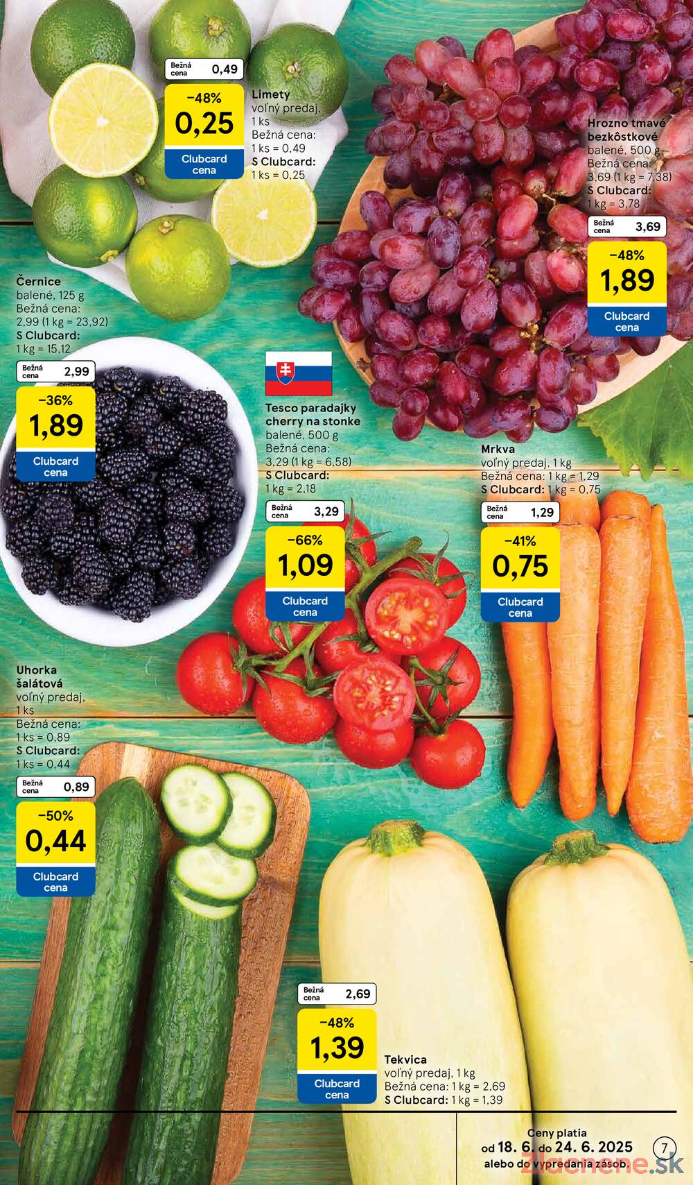 Leták Tesco - Tesco malé hypermarkety od 18.6. do 24.6.2025 - strana 7 Leták Tesco - Tesco malé hypermarkety od 18.6. do 24.6.2025 - strana 7
