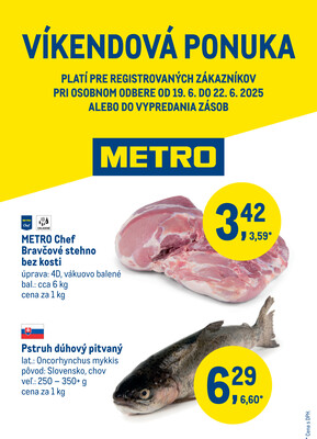 leták METRO