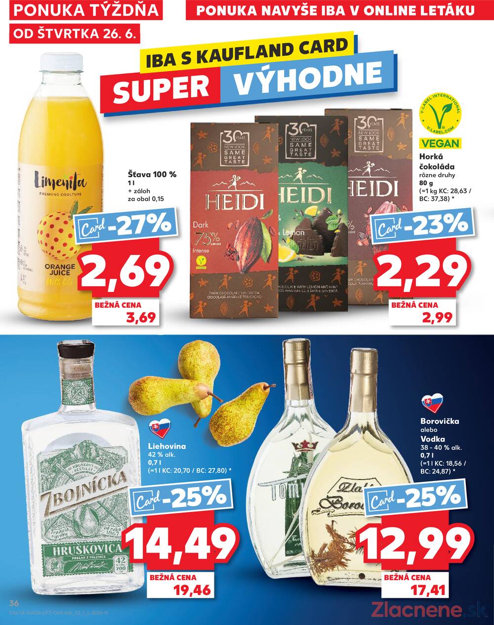 Leták Kaufland - Kaufland 26.6. - 2.7. - Kaufland Bytča - strana 36