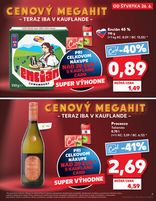 Kaufland 26.6. - 2.7. - Kaufland Rimavská Sobota
