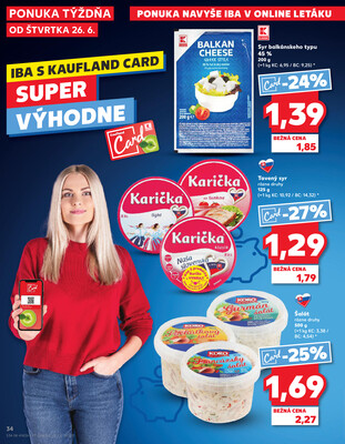 Kaufland 26.6. - 2.7. - Kaufland Rimavská Sobota
