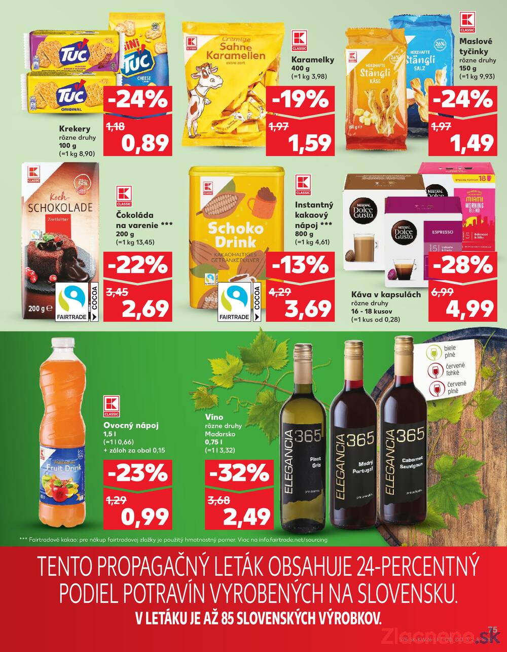 Leták Kaufland - Kaufland 26.6. - 2.7. - Kaufland Púchov - strana 75