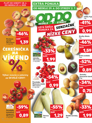 Kaufland 26.6. - 2.7. - Kaufland Trebišov
