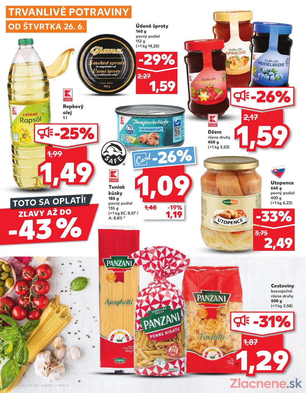 Leták Kaufland - Kaufland 26.6. - 2.7. - Kaufland Poprad - Jiřího Wolkera - strana 42
