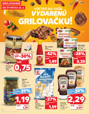 Kaufland 26.6. - 2.7. - Kaufland Poprad - Jiřího Wolkera