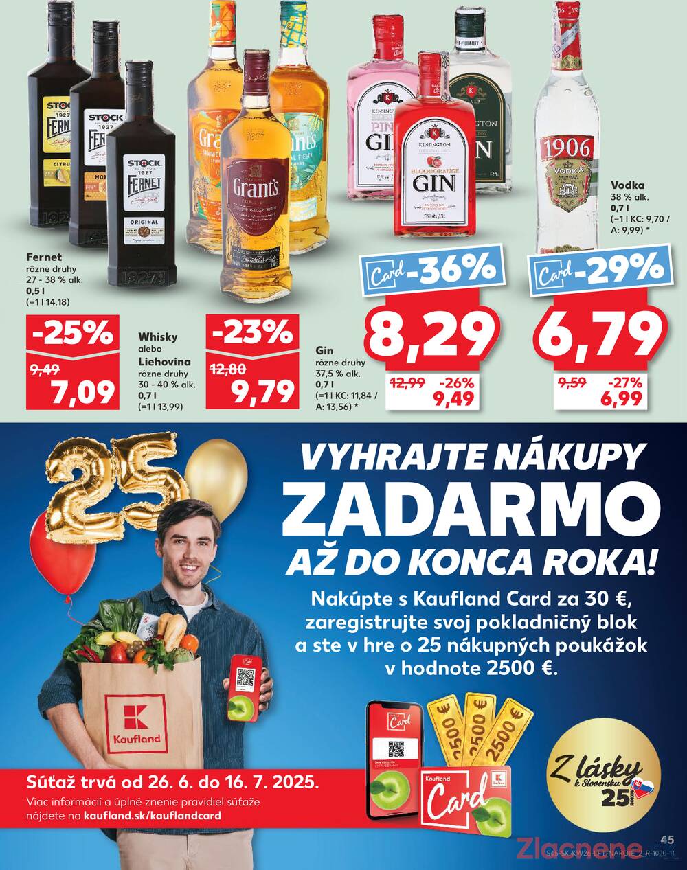 Leták Kaufland - Kaufland 26.6. - 2.7. - Kaufland Michalovce (Humenská cesta) - strana 45
