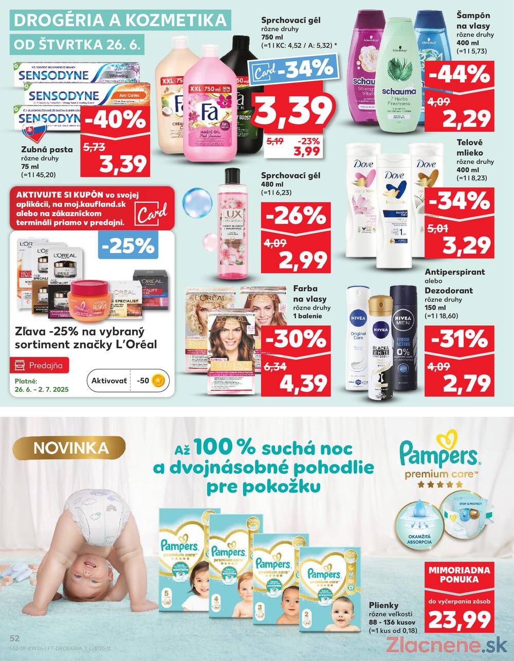 Leták Kaufland - Kaufland 26.6. - 2.7. - Kaufland Dunajská Streda - strana 52