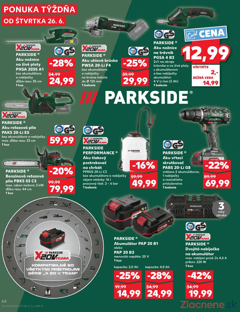 Leták Kaufland - Kaufland 26.6. - 2.7. - Kaufland Dunajská Streda - strana 64