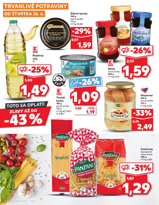 Kaufland 26.6. - 2.7. - Kaufland Trenčín - Gen. M. R. Štefánika